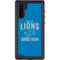 NFL Detroit Lions Helmet Galaxy Note 10 Waterproof Case