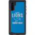NFL Detroit Lions Helmet Galaxy Note 10 Waterproof Case