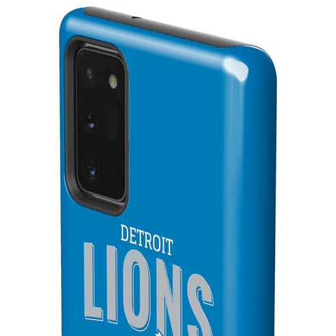 NFL Detroit Lions Helmet Galaxy Note20 5G Pro Case