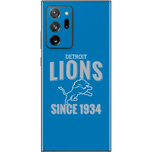 NFL Detroit Lions Helmet Galaxy Note20 Ultra 5G Skin
