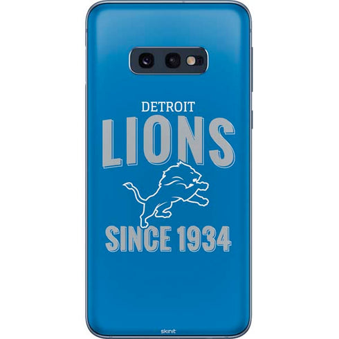 NFL Detroit Lions Helmet Galaxy S10e Skin