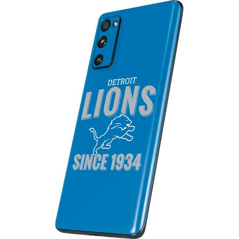 NFL Detroit Lions Helmet Galaxy S20 Fan Edition Skin