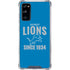 NFL Detroit Lions Helmet Galaxy S20 FE Clear Case