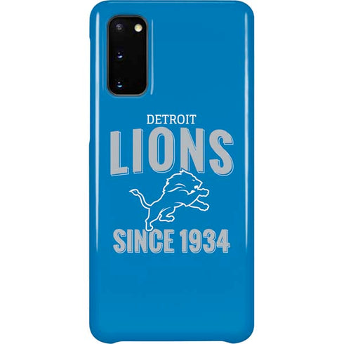 NFL Detroit Lions Helmet Galaxy S20 Lite Case