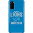 NFL Detroit Lions Helmet Galaxy S20 Lite Case