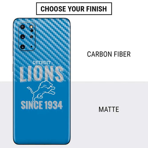 NFL Detroit Lions Helmet Galaxy S20 Plus Skin