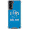 NFL Detroit Lions Helmet Galaxy S21 5G Clear Case