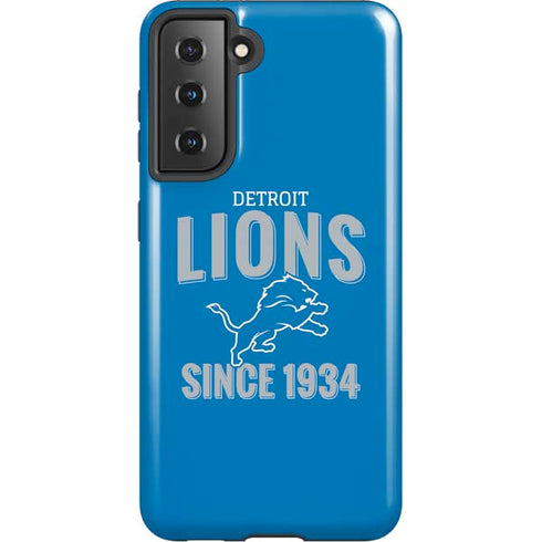 NFL Detroit Lions Helmet Galaxy S21 5G Pro Case