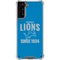 NFL Detroit Lions Helmet Galaxy S21 Plus 5G Clear Case