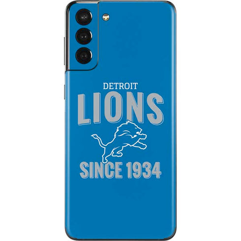 NFL Detroit Lions Helmet Galaxy S21 Plus 5G Skin