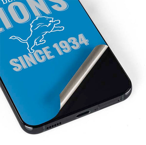 NFL Detroit Lions Helmet Galaxy S22 Plus Skin