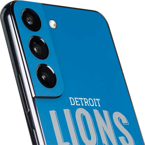NFL Detroit Lions Helmet Galaxy S22 Skin