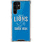 NFL Detroit Lions Helmet Galaxy S22 Ultra Clear Case