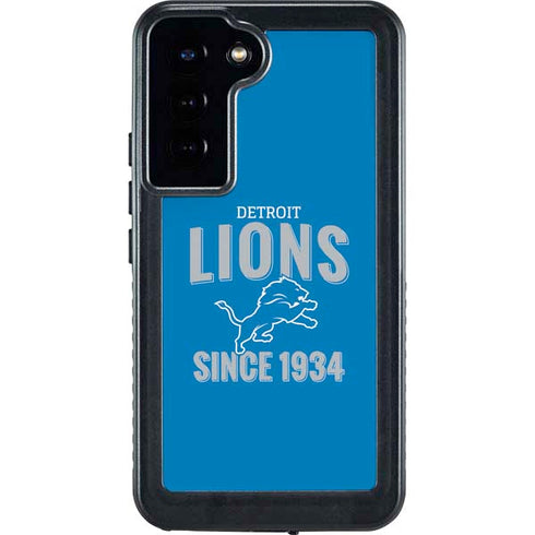 NFL Detroit Lions Helmet Galaxy S23 Plus Waterproof Case