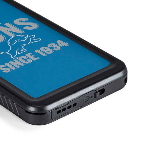 NFL Detroit Lions Helmet Galaxy S23 Waterproof Case
