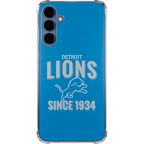 NFL Detroit Lions Helmet Galaxy S24 Clear Case
