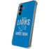 NFL Detroit Lions Helmet Galaxy S24 Plus Clear Case