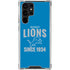 NFL Detroit Lions Helmet Galaxy S24 Ultra Clear Case