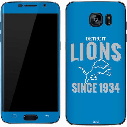 NFL Detroit Lions Helmet Galaxy S7 Skin