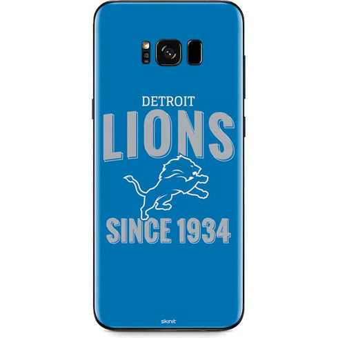 NFL Detroit Lions Helmet Galaxy S8 Skin