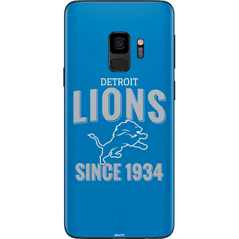 NFL Detroit Lions Helmet Galaxy S9 Skin
