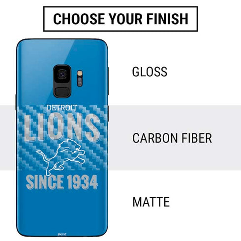 NFL Detroit Lions Helmet Galaxy S9 Skin