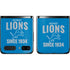 NFL Detroit Lions Helmet Galaxy Z Flip Skin