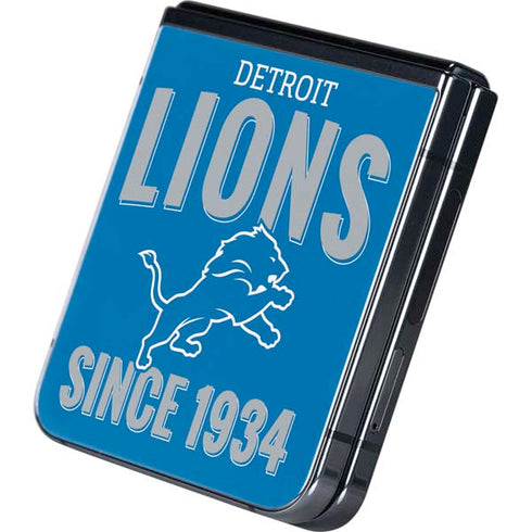 NFL Detroit Lions Helmet Galaxy Z Flip5 5G Skin
