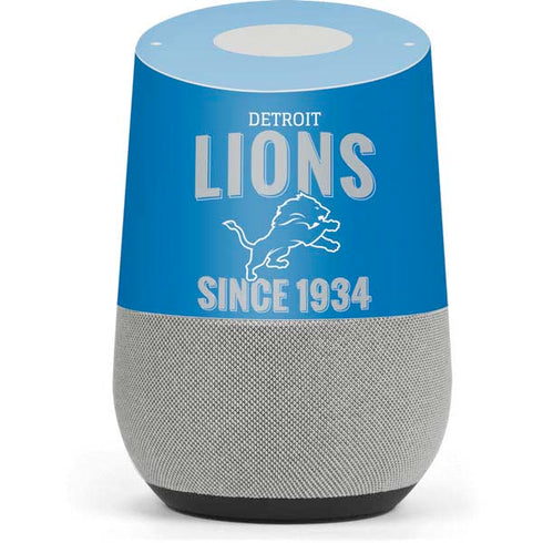 NFL Detroit Lions Helmet Google Home Skin