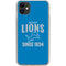 NFL Detroit Lions Helmet iPhone 11 Clear Case