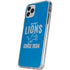 NFL Detroit Lions Helmet iPhone 11 Pro Clear Case