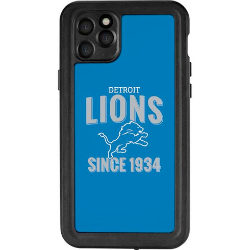 NFL Detroit Lions Helmet iPhone 11 Pro Max Waterproof Case