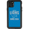 NFL Detroit Lions Helmet iPhone 11 Pro Max Waterproof Case