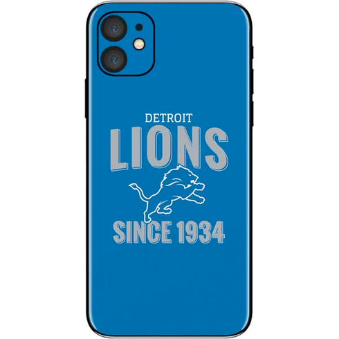 NFL Detroit Lions Helmet iPhone 11 Skin