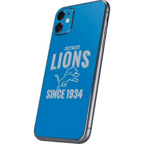 NFL Detroit Lions Helmet iPhone 11 Skin