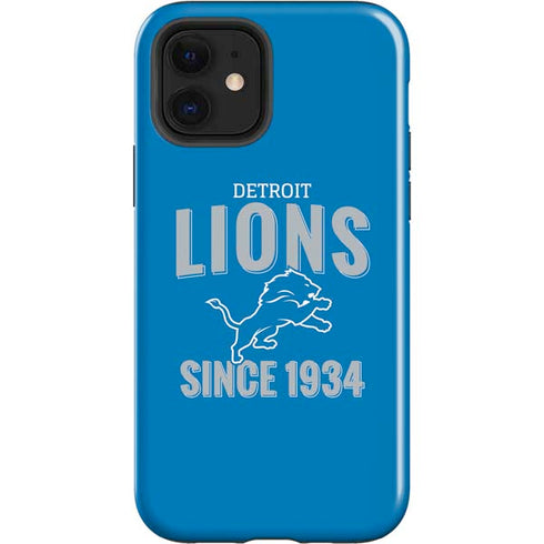 NFL Detroit Lions Helmet iPhone 12 Impact Case