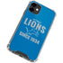 NFL Detroit Lions Helmet iPhone 12 Mini Clear Case