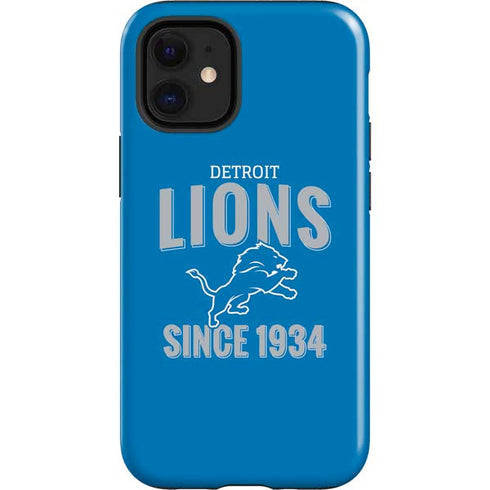 NFL Detroit Lions Helmet iPhone 12 Mini Impact Case