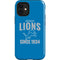 NFL Detroit Lions Helmet iPhone 12 Mini Impact Case