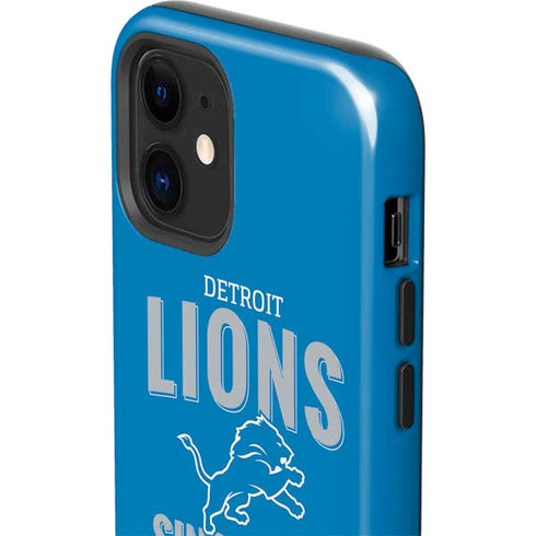 NFL Detroit Lions Helmet iPhone 12 Mini Impact Case