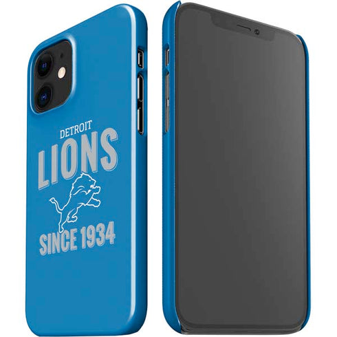 NFL Detroit Lions Helmet iPhone 12 Mini Lite Case