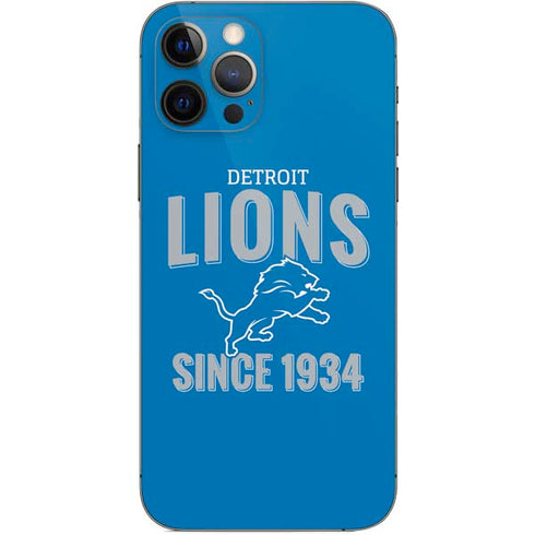 NFL Detroit Lions Helmet iPhone 12 Pro Skin