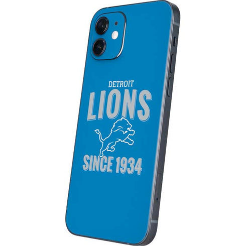 NFL Detroit Lions Helmet iPhone 12 Skin