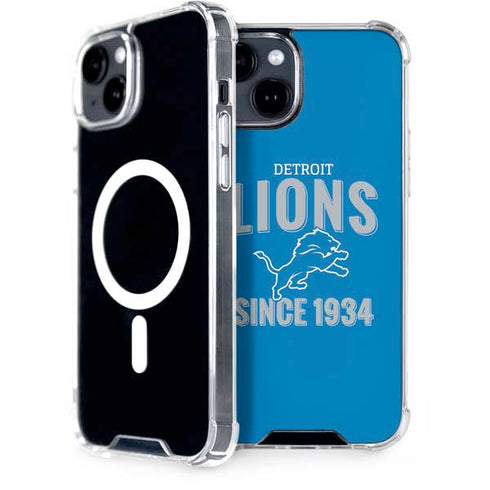 NFL Detroit Lions Helmet iPhone 13 MagSafe Case