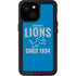 NFL Detroit Lions Helmet iPhone 13 Mini Waterproof Case