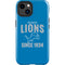 NFL Detroit Lions Helmet iPhone 15 Plus Impact Case
