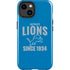 NFL Detroit Lions Helmet iPhone 14 Plus Impact Case