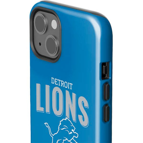 NFL Detroit Lions Helmet iPhone 15 Plus Impact Case