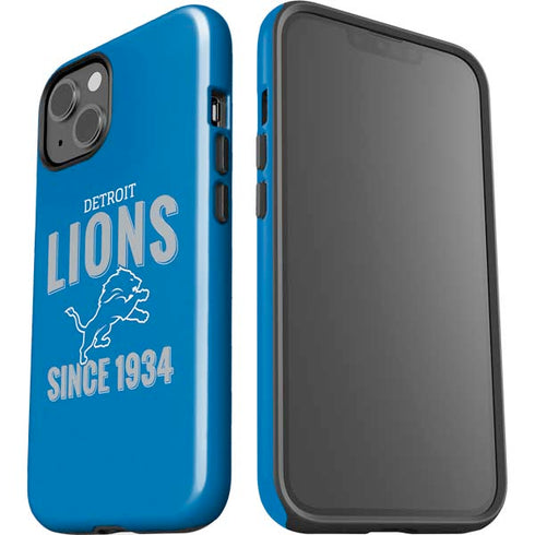 NFL Detroit Lions Helmet iPhone 15 Plus Impact Case