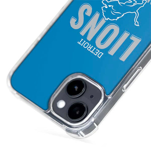 NFL Detroit Lions Helmet iPhone 15 Plus MagSafe Case